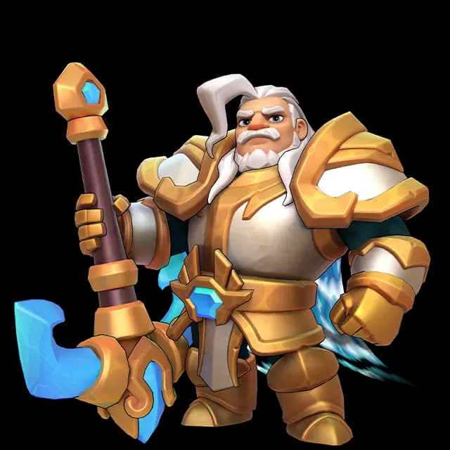 Triton full artwork — Kingshot Infantry hero