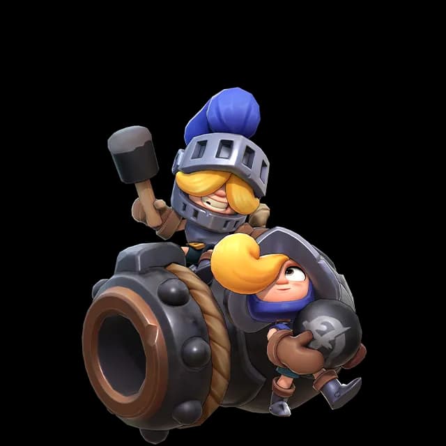 Wee & Woo full artwork — Kingshot Archer hero