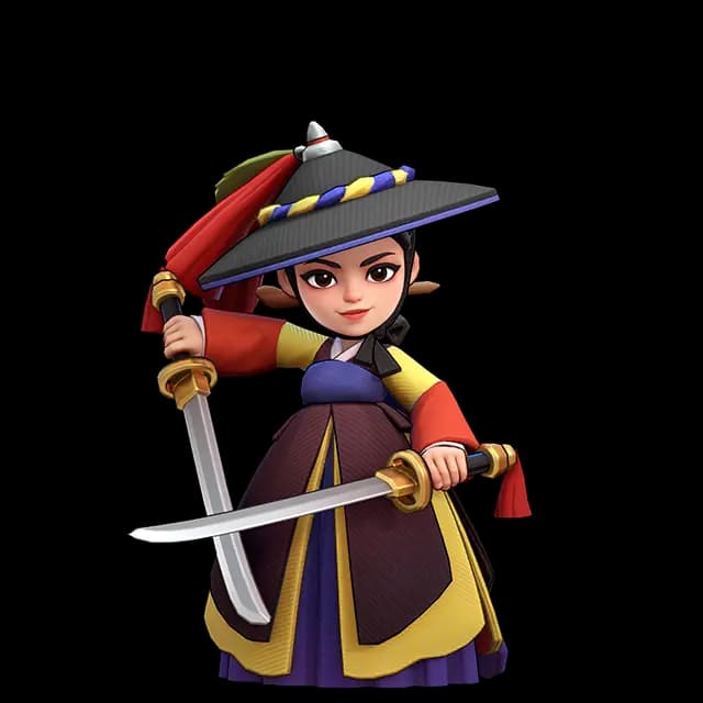 Yeonwoo full artwork — Kingshot Archer hero