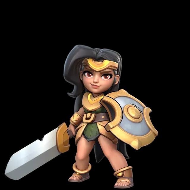 Zoe full artwork — Kingshot Infantry hero