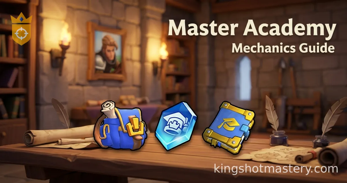 Kingshot Master Academy guide header
