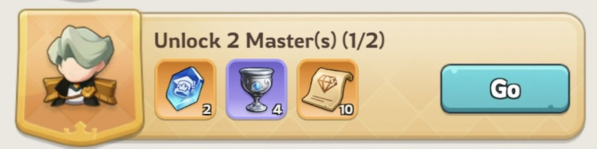 Kingshot unlock prompt showing an unreleased fourth Master icon