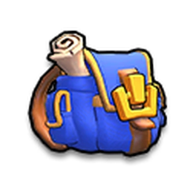 Adventure Supply item icon — blue backpack with tools
