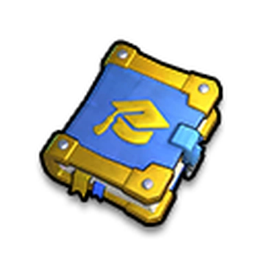 Master's Manuscript item icon — gold and blue book with graduation cap